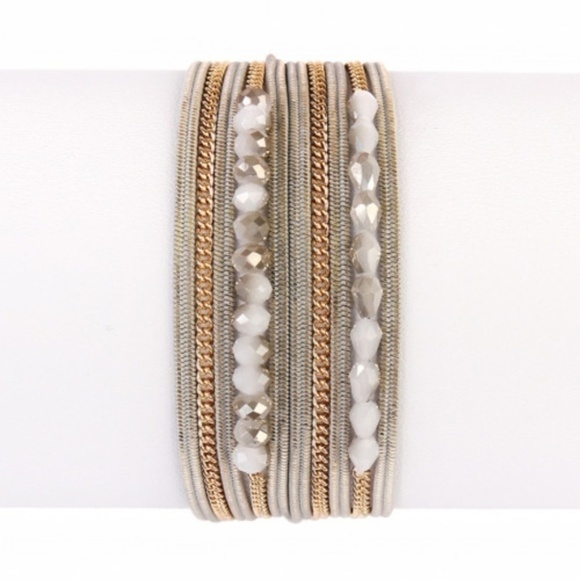 Riah Fashion Jewelry - Mult Layer Wrap Bracelet